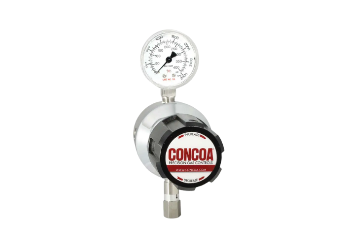 CONCOA Série 484 — Regulador Pipeline Inox 316L