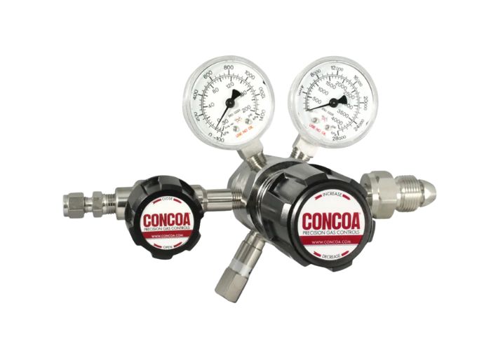 CONCOA Série 432 — Regulador UHP Inox Duplo Estágio
