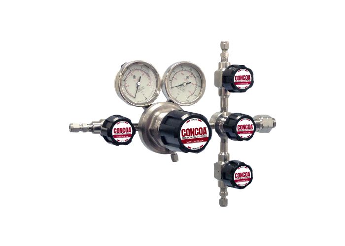 CONCOA Série 455 — Regulador p/ Gases Altamente Corrosivos